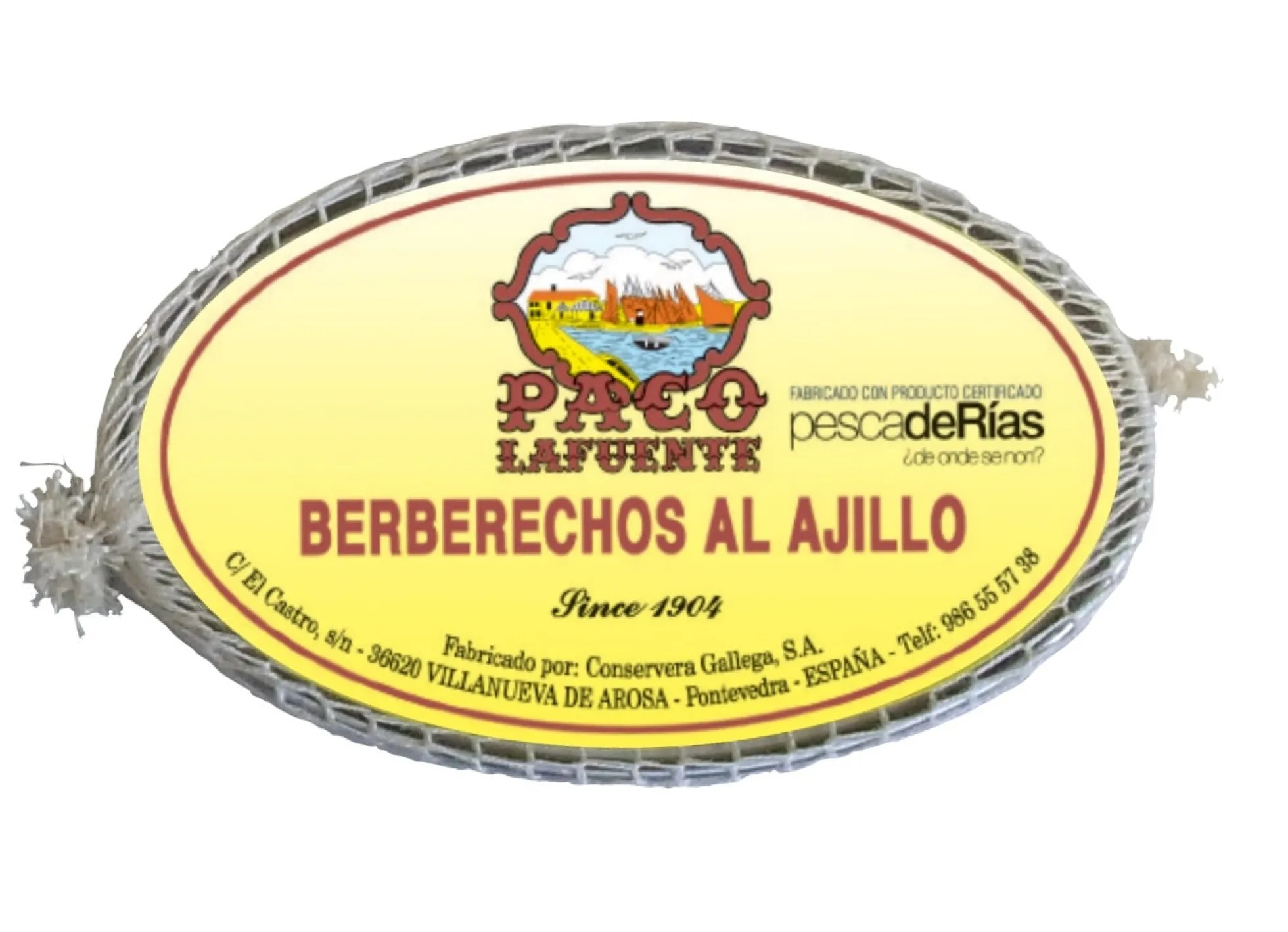 Berberechos al Ajillo Paco Lafuente 115 g