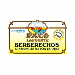 Berberechos al Natural de las Rias Gallegas Paco Lafuente 115 g (35/45 pza)