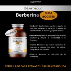 Berberina BeMetabolic WeBotanix 60 cápsulas