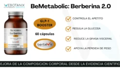 Berberina BeMetabolic WeBotanix 60 cápsulas