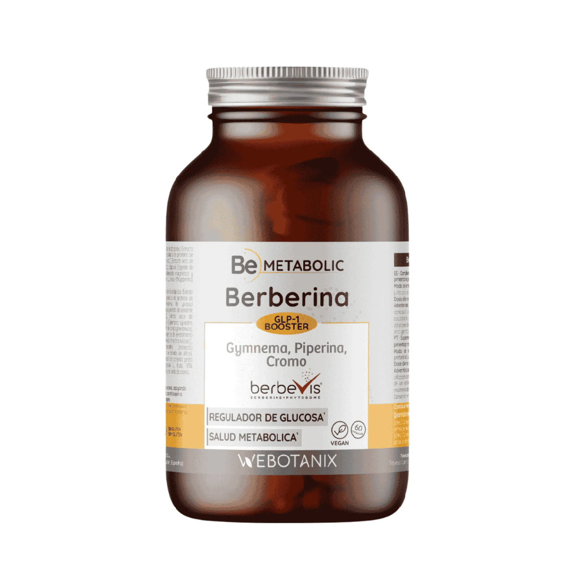 Berberina BeMetabolic WeBotanix 60 cápsulas