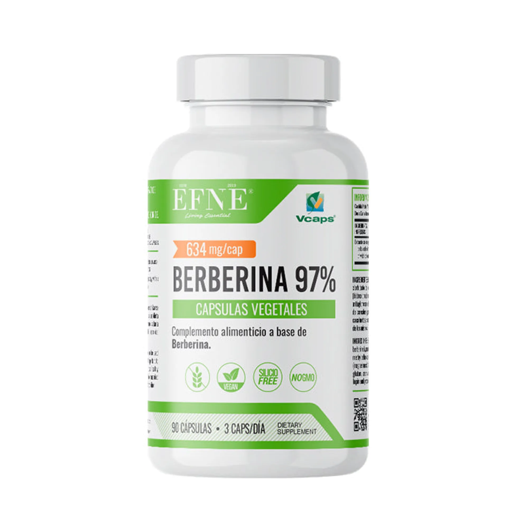 Berberina 97% Efne – Control De Glucosa Y Metabolismo