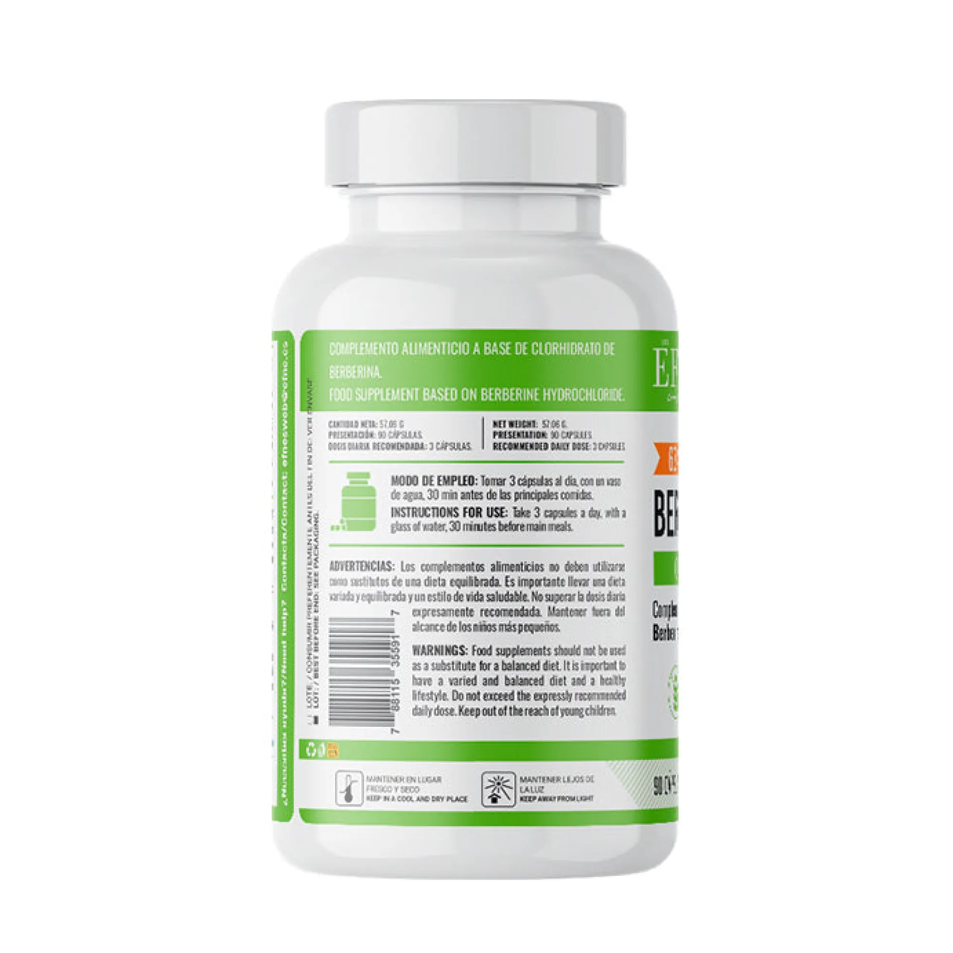Berberina 97% Efne – Control De Glucosa Y Metabolismo