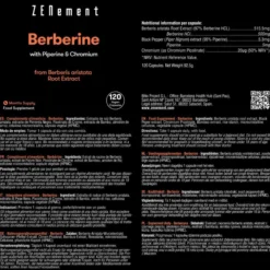 Berberina 500 mg Zenement, 120 comprimidos
