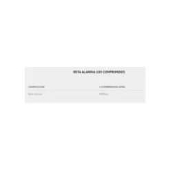 Beta Alanine 1000 100 Tab
