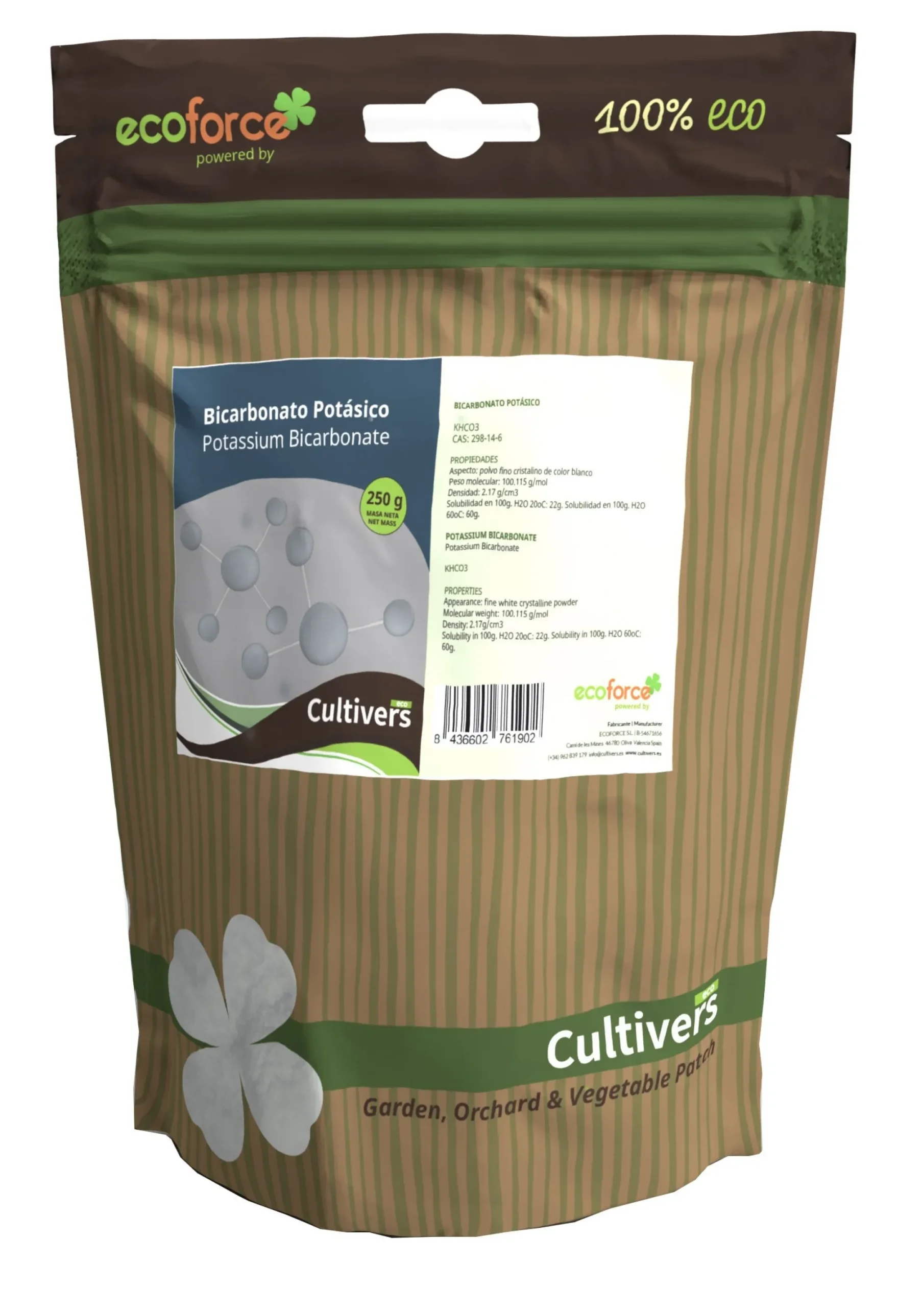Bicarbonato De Potasio Cultivers 2x5kg