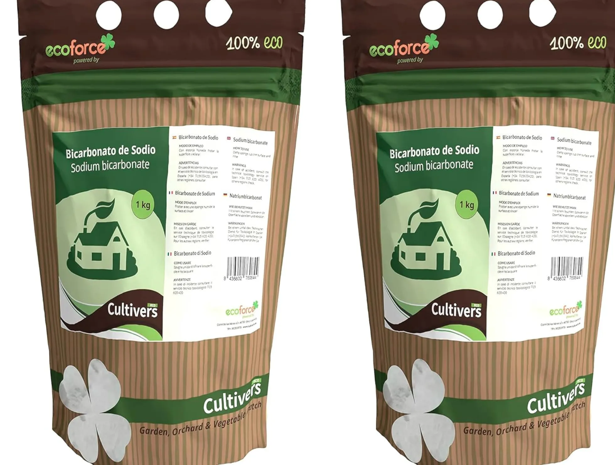 Bicarbonato De Sodio Cultivers 2x6kg