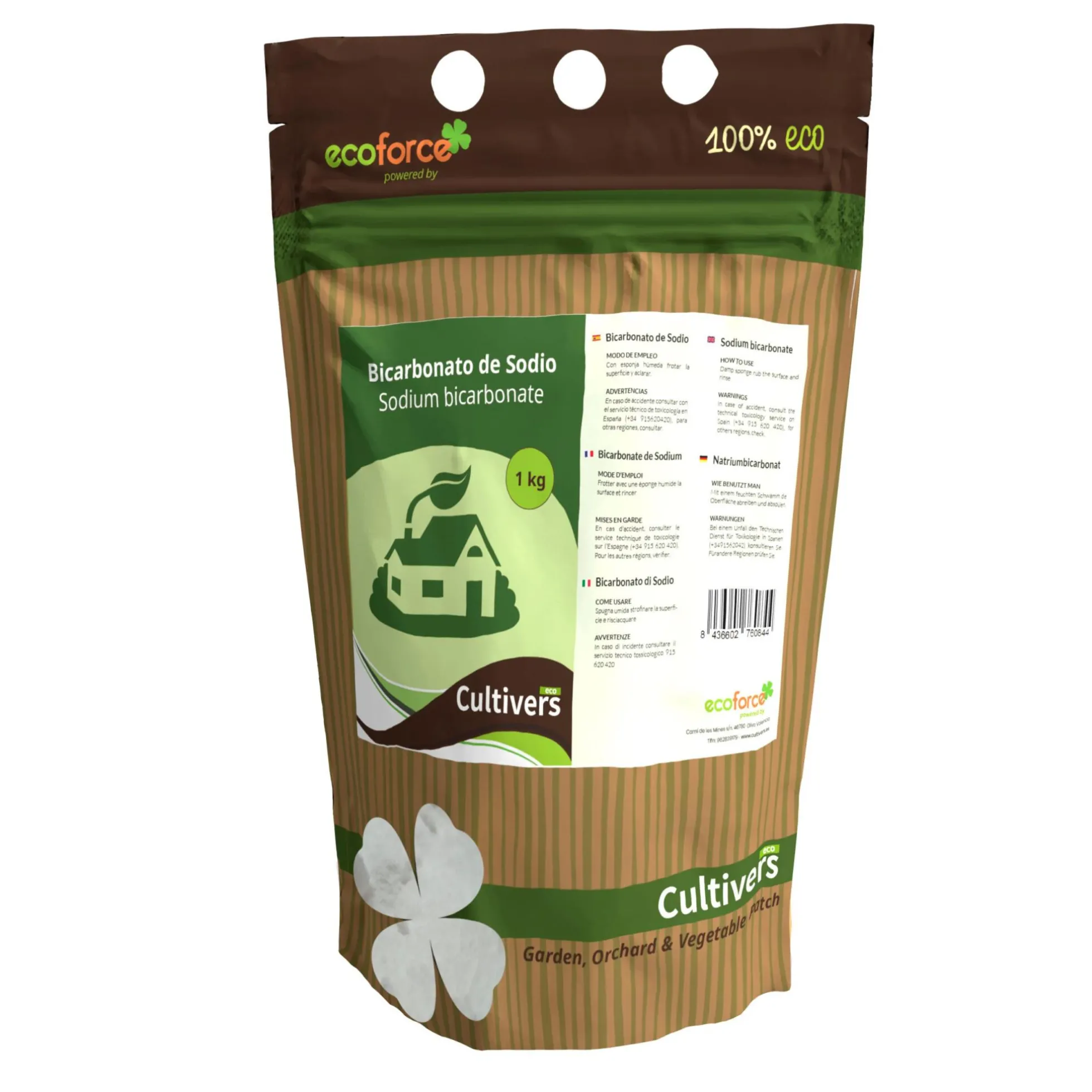 Bicarbonato De Sodio Cultivers 2x6kg