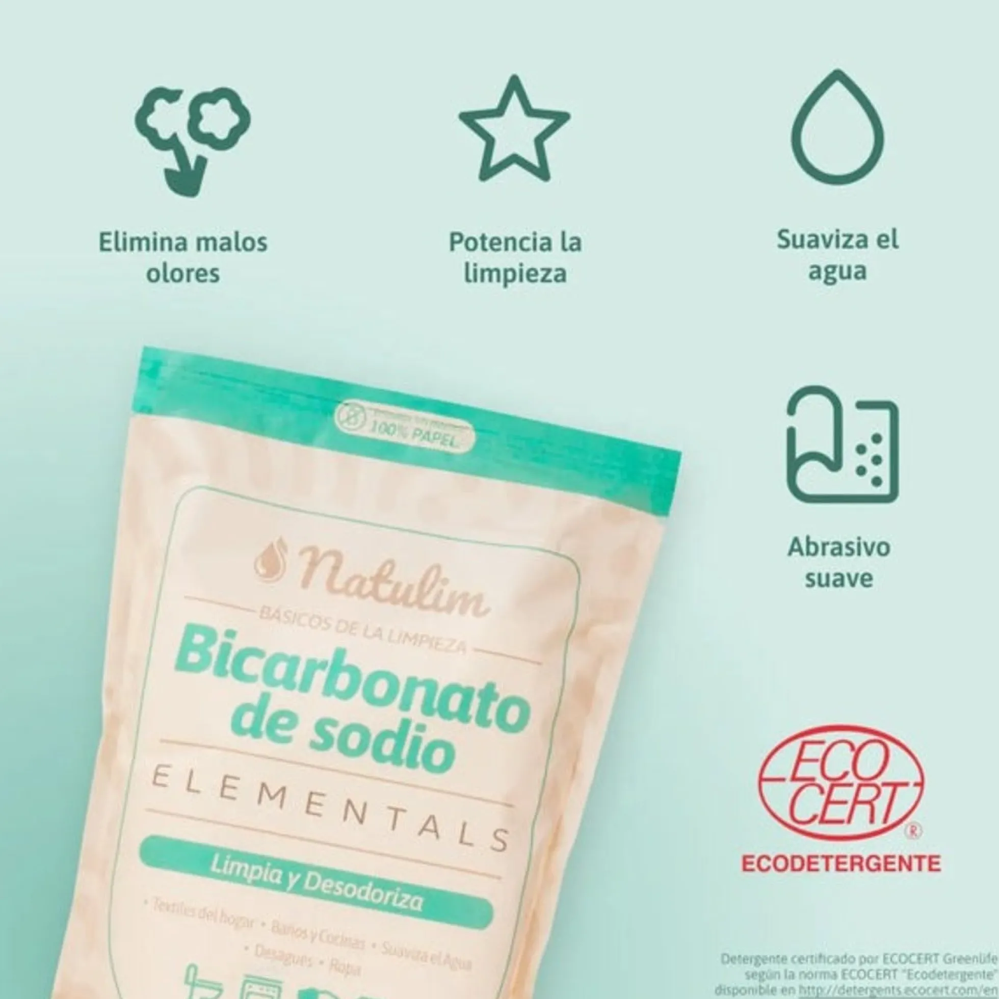 Bicarbonato de Sodio Natulim 1kg