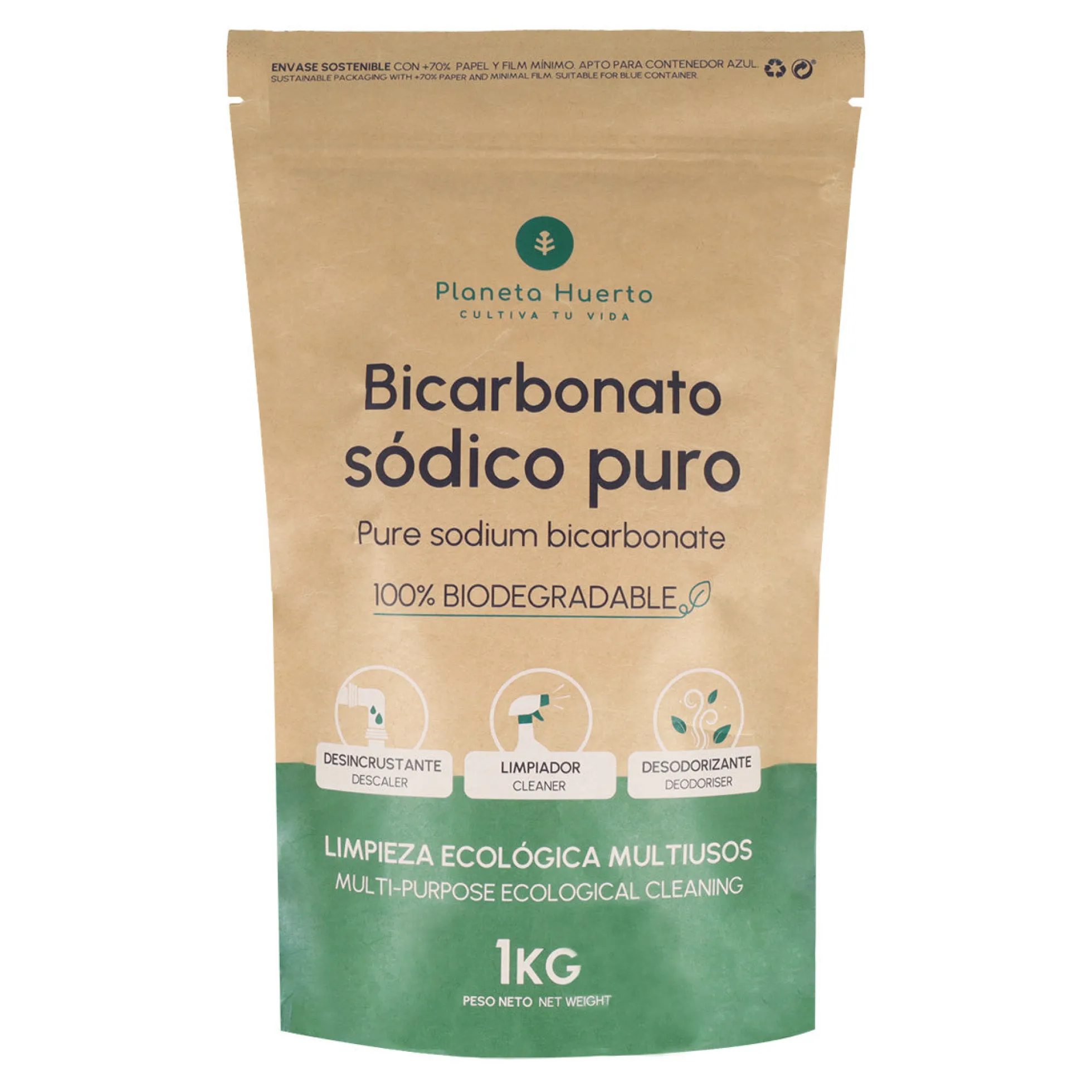 Bicarbonato sódico Planeta Huerto 1 Kg