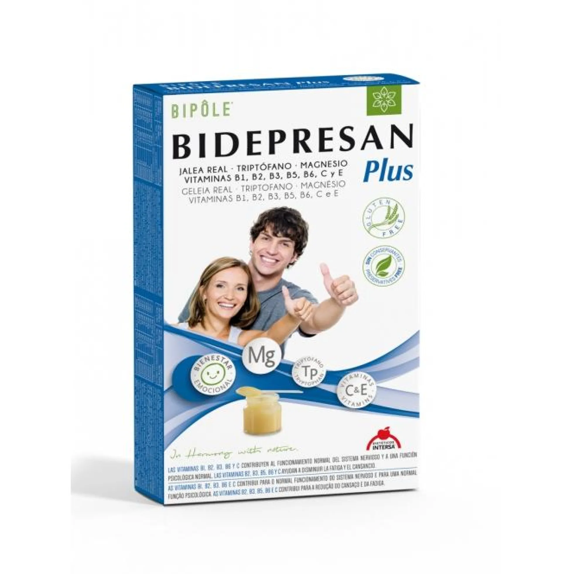 Bidepresan Plus Bipôle Intersa 20 ampollas