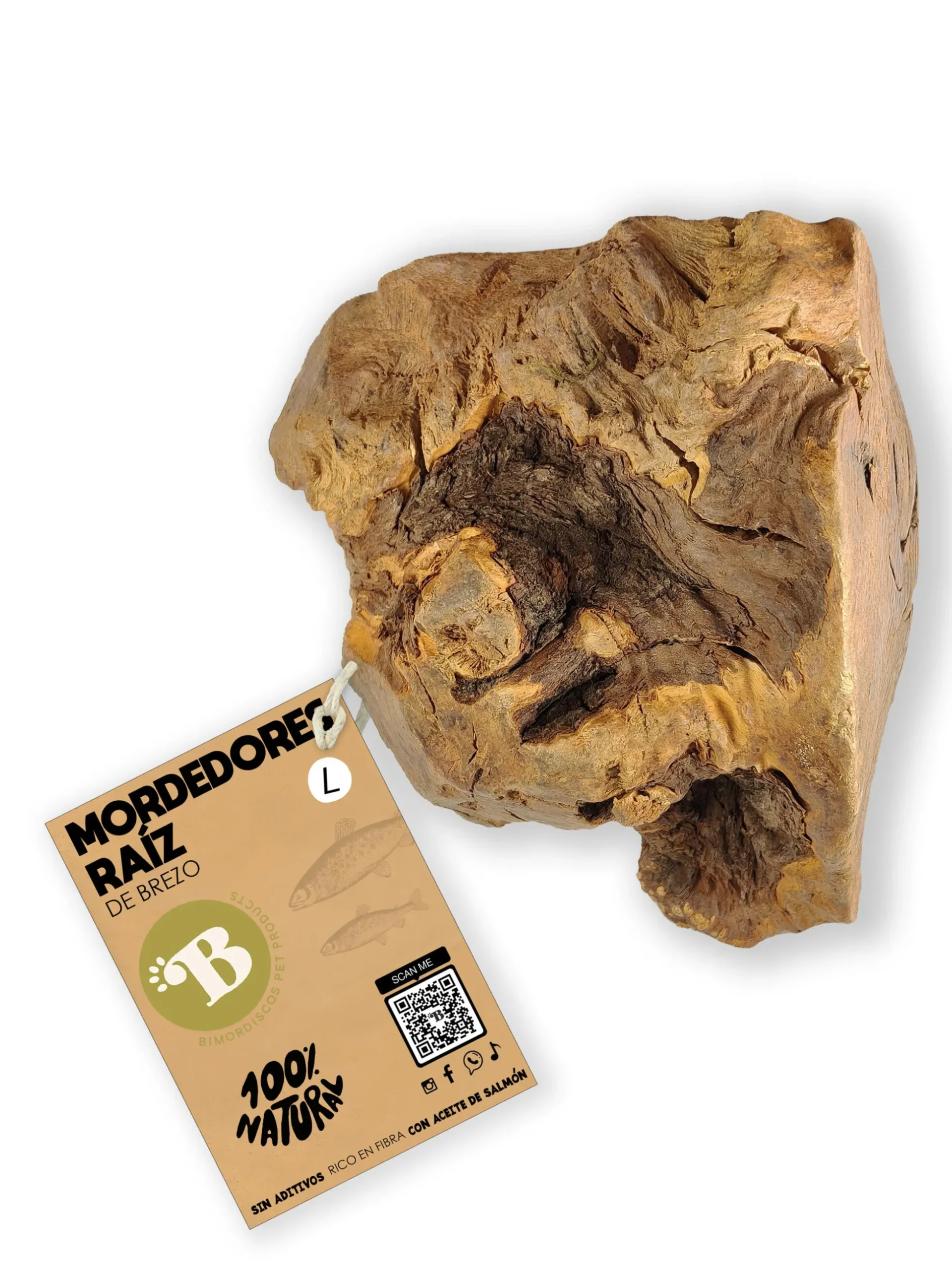 Bimordiscos Raíz De Brezo Para Perros Con Aceite De Salmón Pack. 2 X L