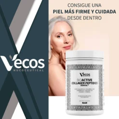Bioactive Collagen Peptides Vecos 270 G | Colágeno Y Cuidado De La Piel | Verisol®, Ácido Hialurónico Y Coq10