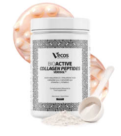 Bioactive Collagen Peptides Vecos 270 G | Colágeno Y Cuidado De La Piel | Verisol®, Ácido Hialurónico Y Coq10
