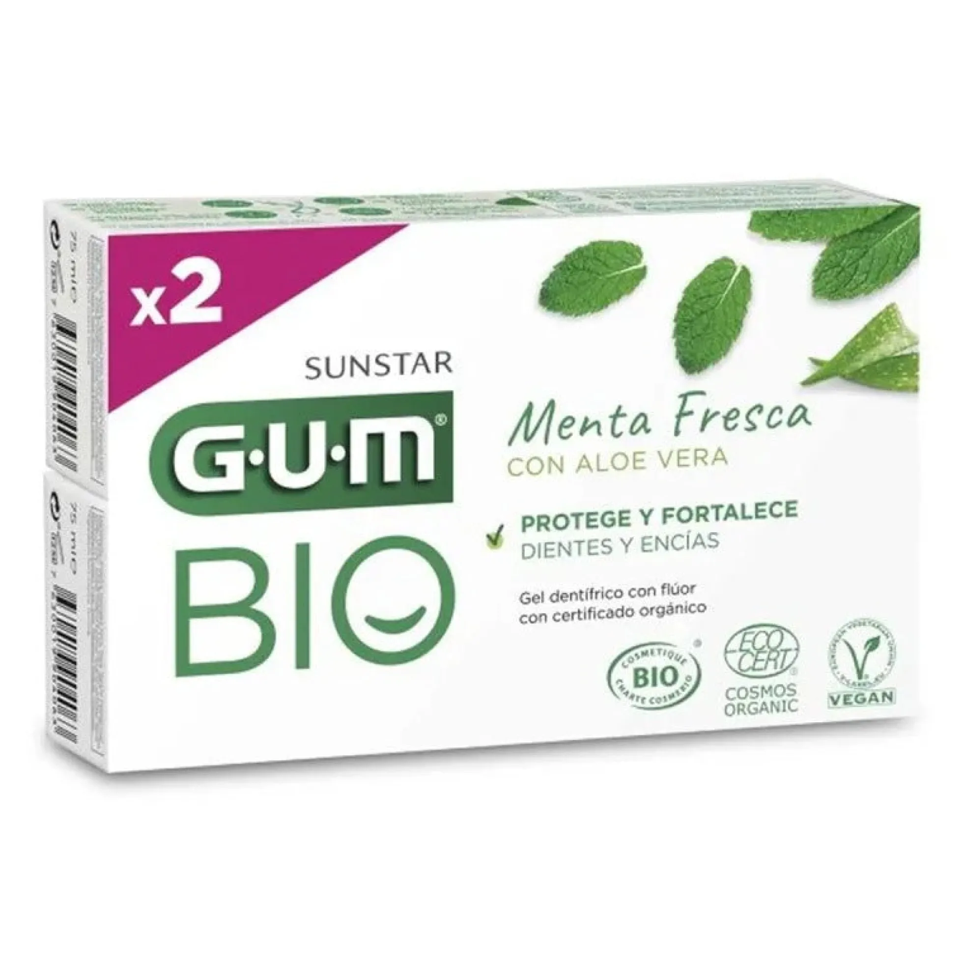 Bio duo pack gel dentífrico Gum 2x75ml