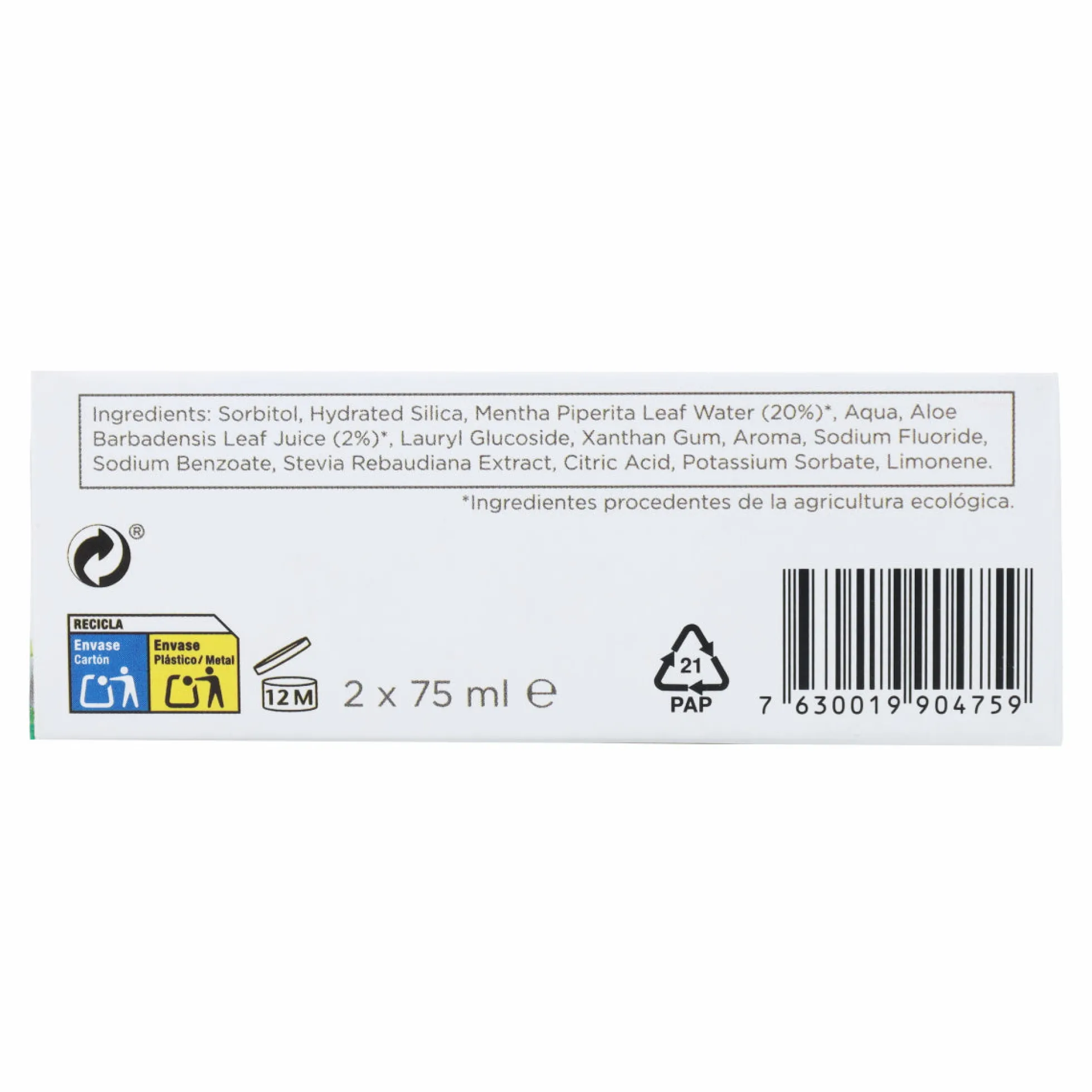 Bio duo pack gel dentífrico Gum 2x75ml