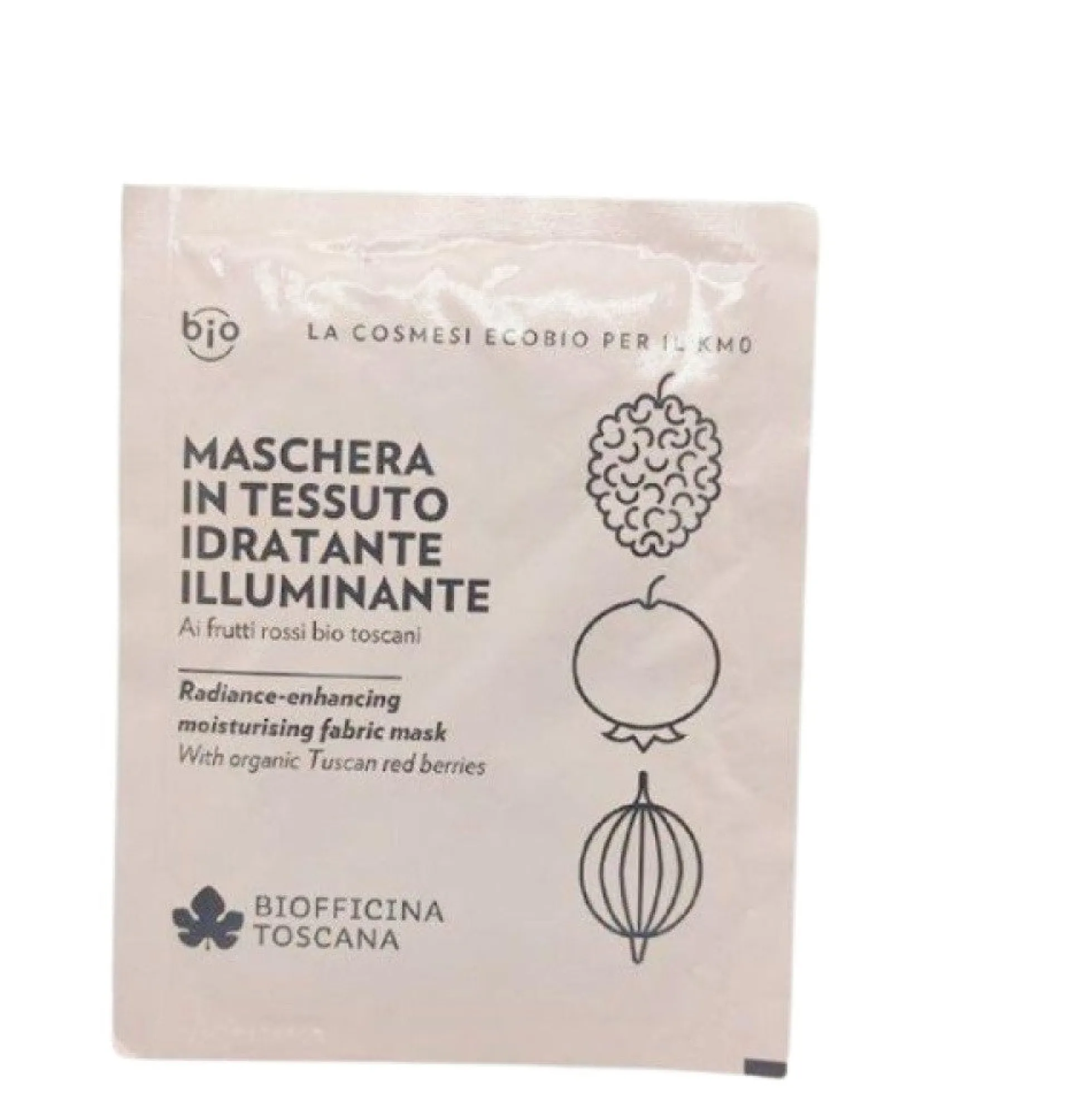 Biofficina Toscana Maschera In Tessuto Idratante Illuminante 15ml