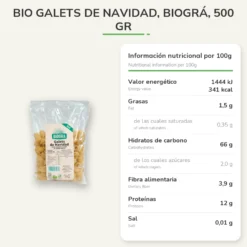 BIO Galets de Navidad, Biográ, 500 gr