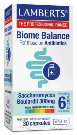 Biome Balance Antibiotics Lamberts 30 cápsulas