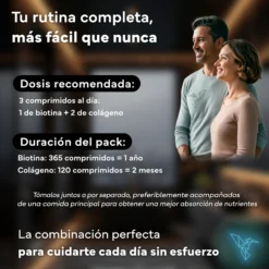 Biotina 10.000 Mcg + Colágeno Marino Con Magnesio. Sevens Nutrition.cabello, Piel, Uñas Y Articulaciones