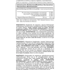 Bisglicinato De Magnesio 250mg - 60 Cápsulas Vegetales - Reduce La Fatiga - Masmusculo