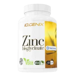 Bisglicinato De Zinc - 60 Cápsulas - Minerales - Io.genix