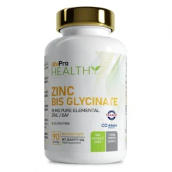 Bisglicinato De Zinc 15mg - 90 Cápsulas - Minerales - Lifepro