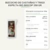 Bizcocho de Castañas y Trigo Espelta BIO Biocop 250 gr