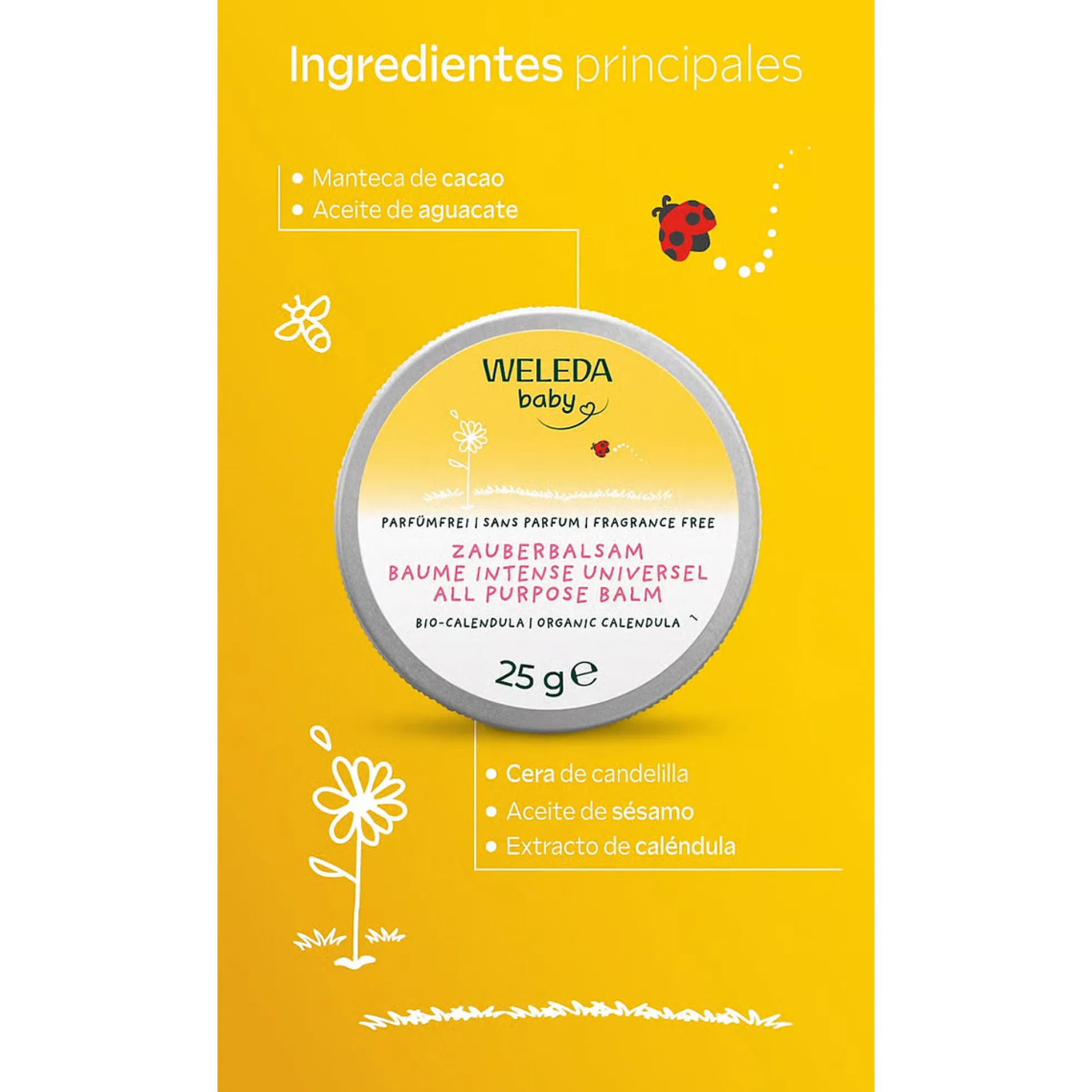 Bálsamo Intensivo para Bebé de Caléndula Multiusos 50 ml
