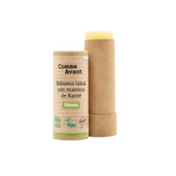 Bálsamo labial con manteca de karité Menta Comme Avant 15 g
