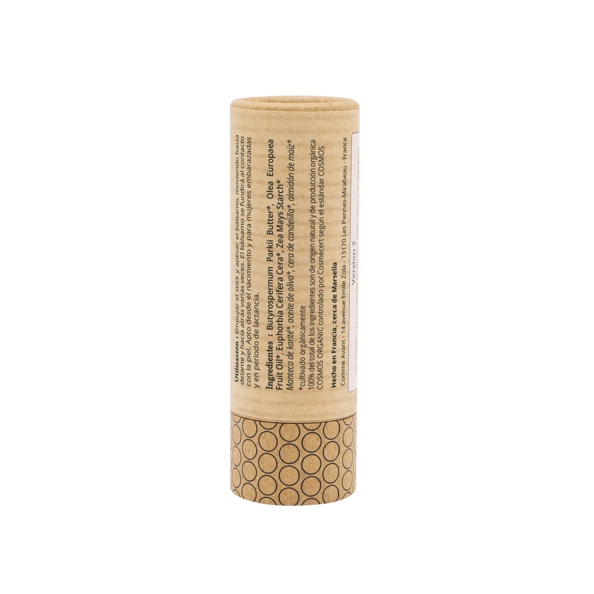 Bálsamo labial con manteca de karité Sin Perfume Comme Avant 15 g