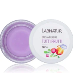 Bálsamo Labial de Tutti Frutti Labnatur 15 ml | Hidrata, Nutre y Protege | Aguacate, Karité, Vitamina E y SPF10