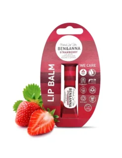 Bálsamo labial ecológico Strawberry (fresa) cero residuos Ben&Anna 6g