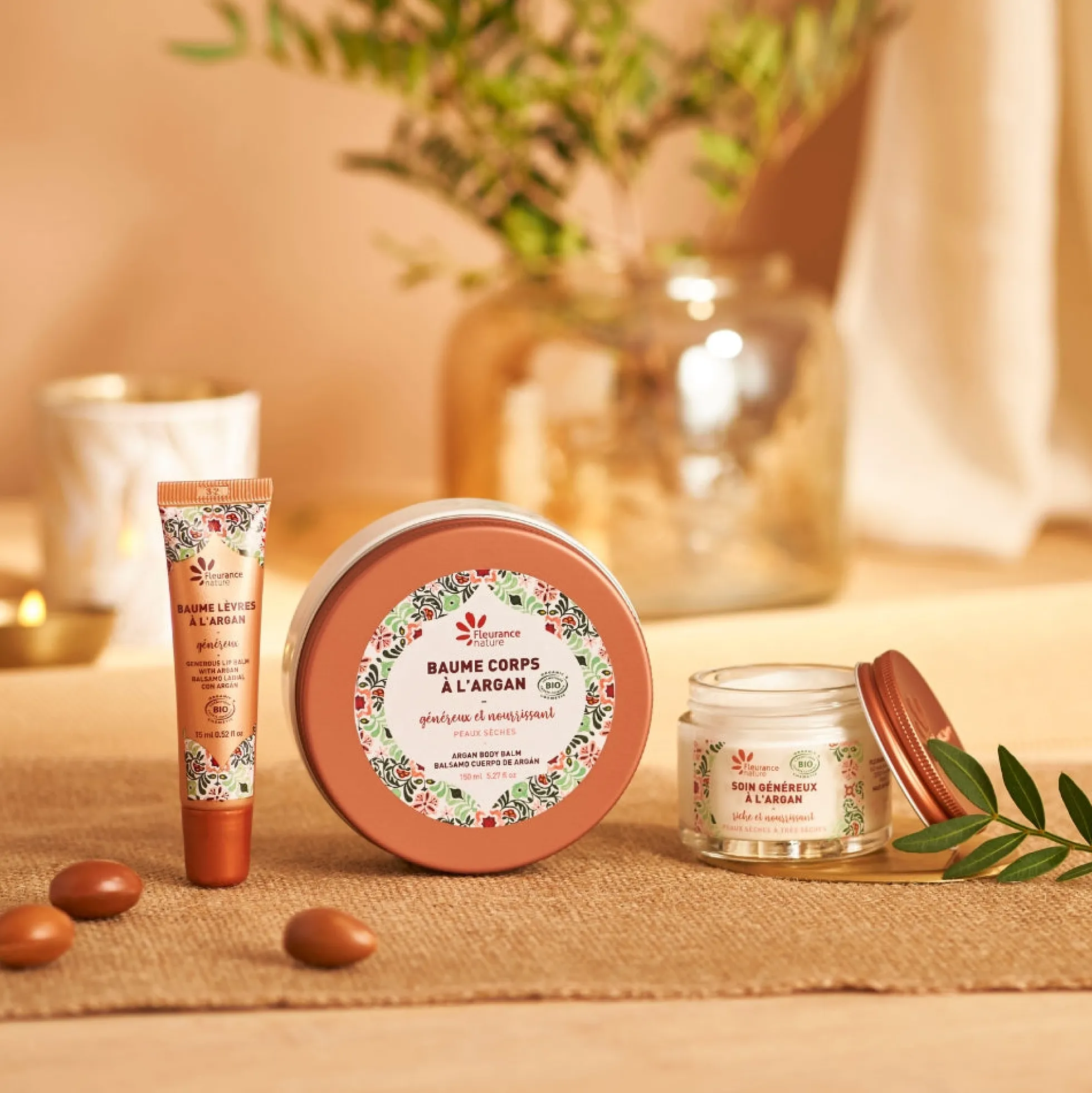 Bálsamo Labial Generoso Con Argán Eco Fleurance Nature 15ml