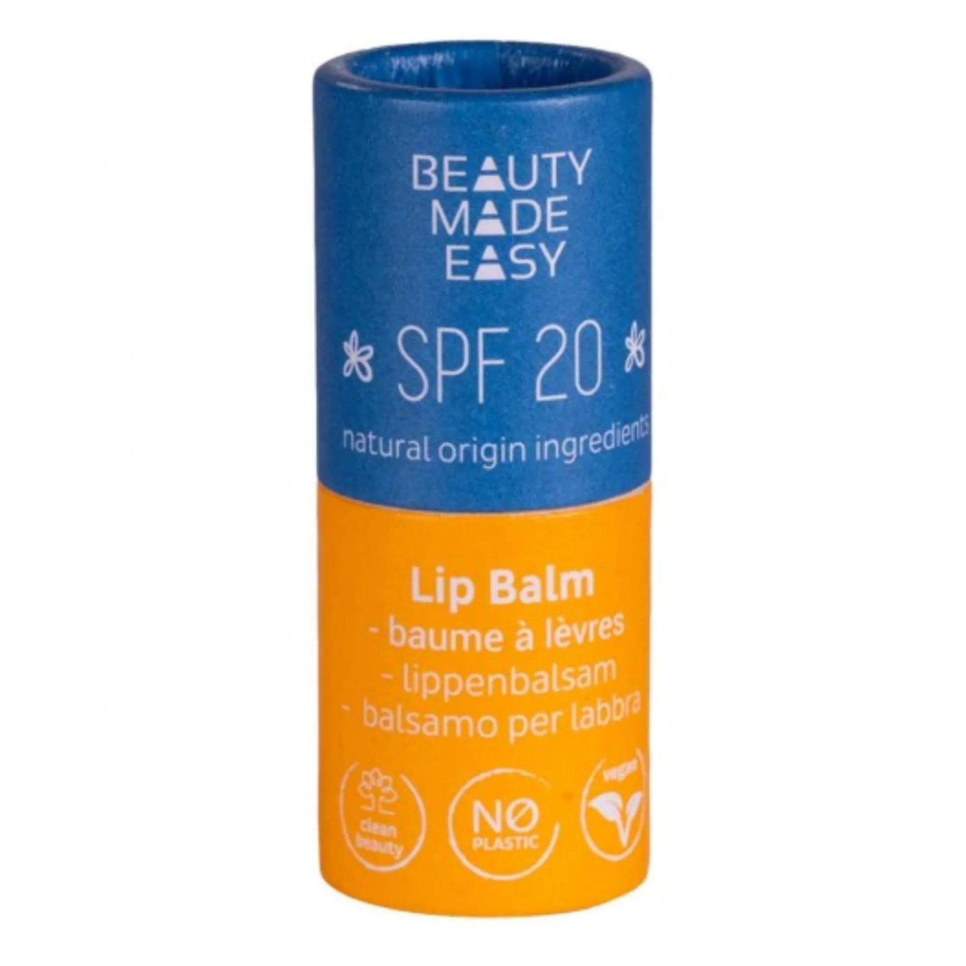 Bálsamo labial solar Beauty Made Easy FPS 20, 5,5 g