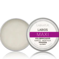 Bálsamo Labial Voluminizador Labnatur 15 ml | Efecto Volumen e Hidratación | Karité, Cacao y Brotes de Mostaza