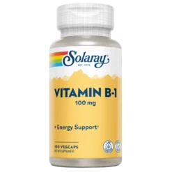 B1 100 mg Solaray, 100 cápsulas