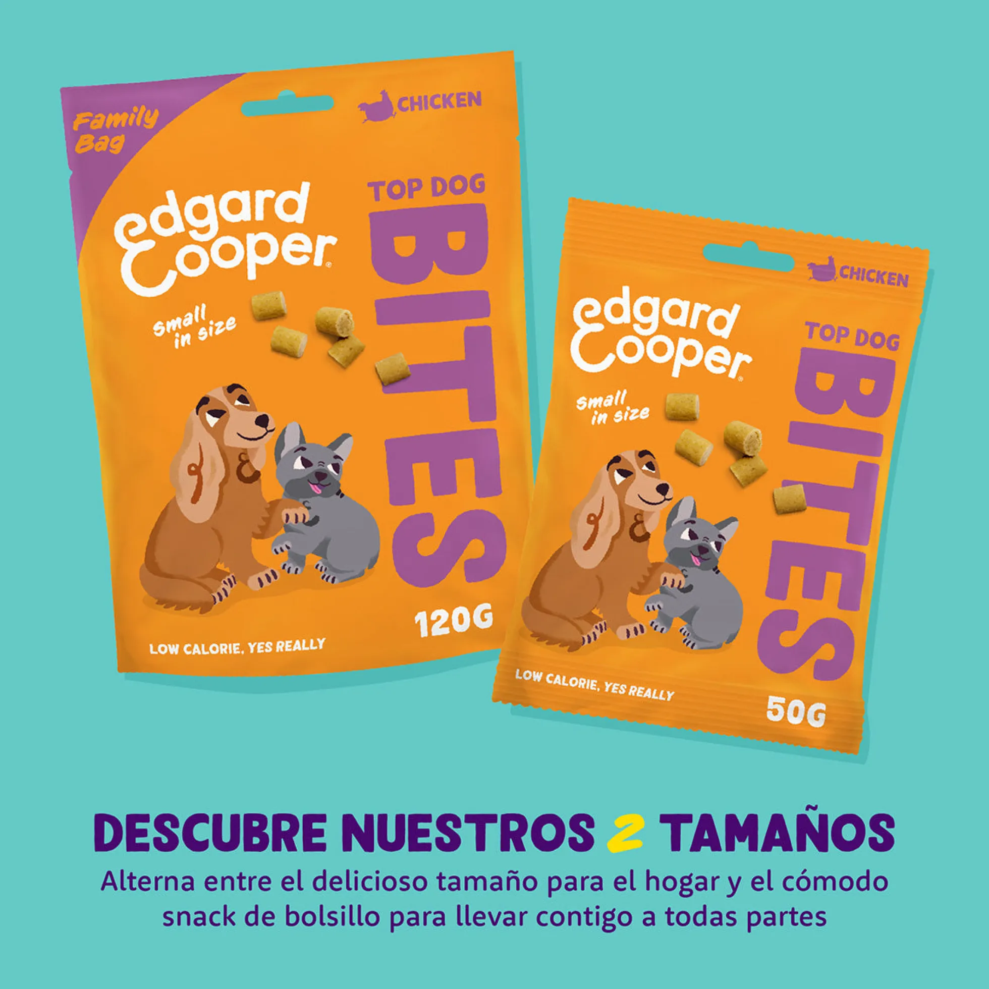 Bocaditos grandes de pollo Edgard Cooper 50g