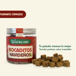 Bocaditos Navideños Wild Balance Snack para perros y gatos