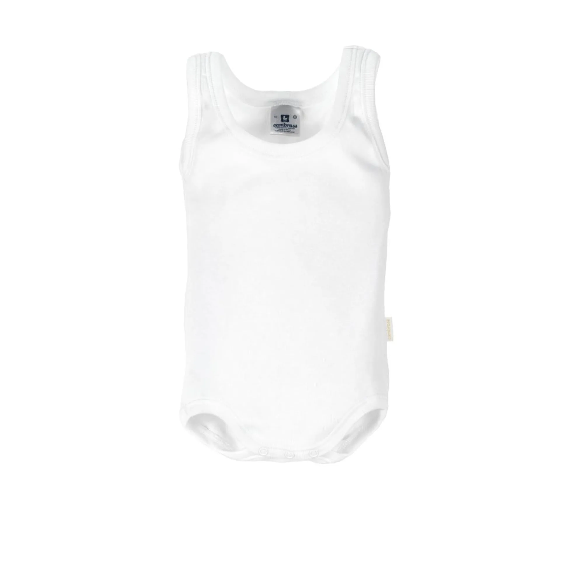 Body desmangado sport en color blanco talla 18