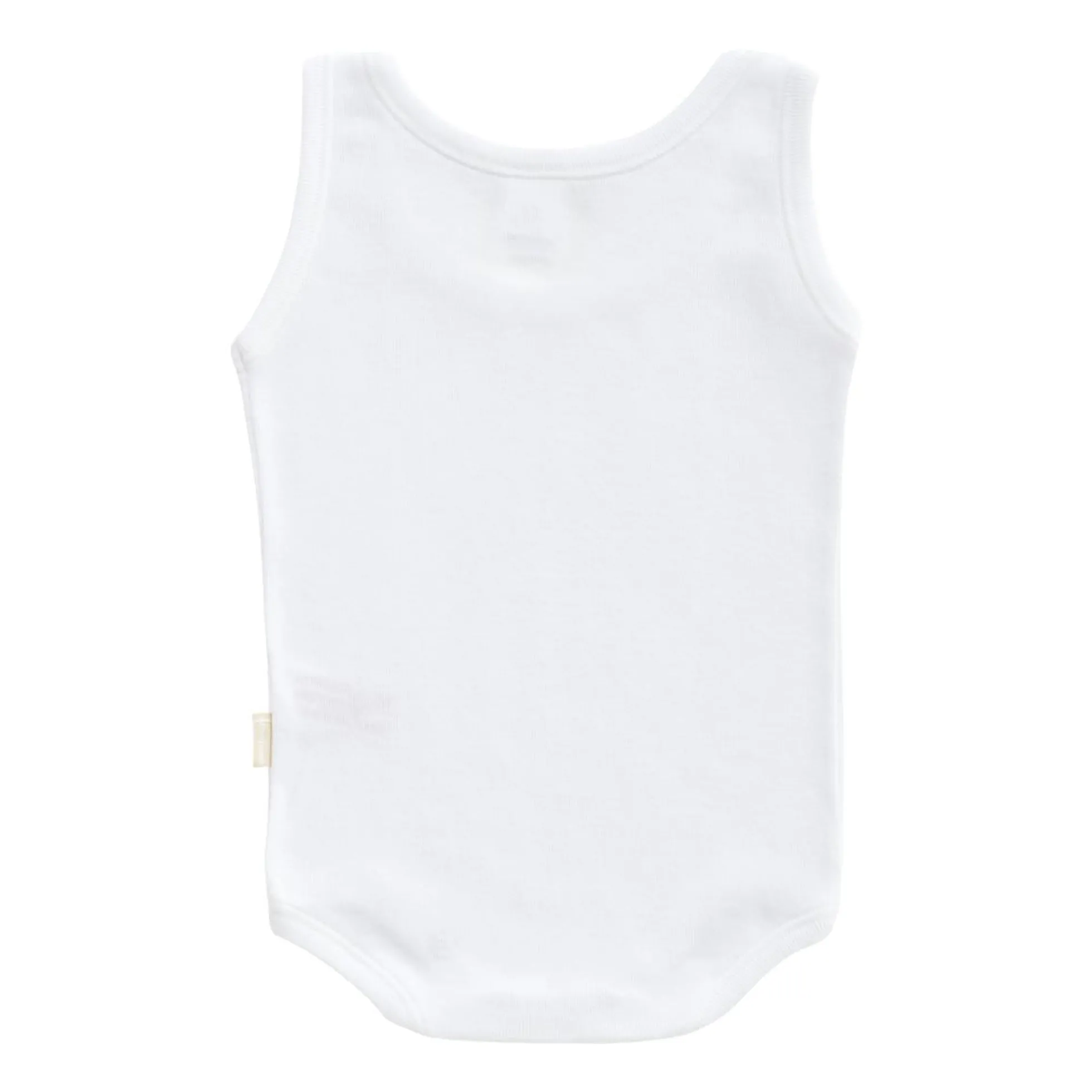 Body desmangado sport en color blanco talla 18