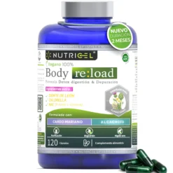 Body Reload Cardo Mariano 80% Silimarina + NAC + Alcachofa Nutricel 120 cápsulas