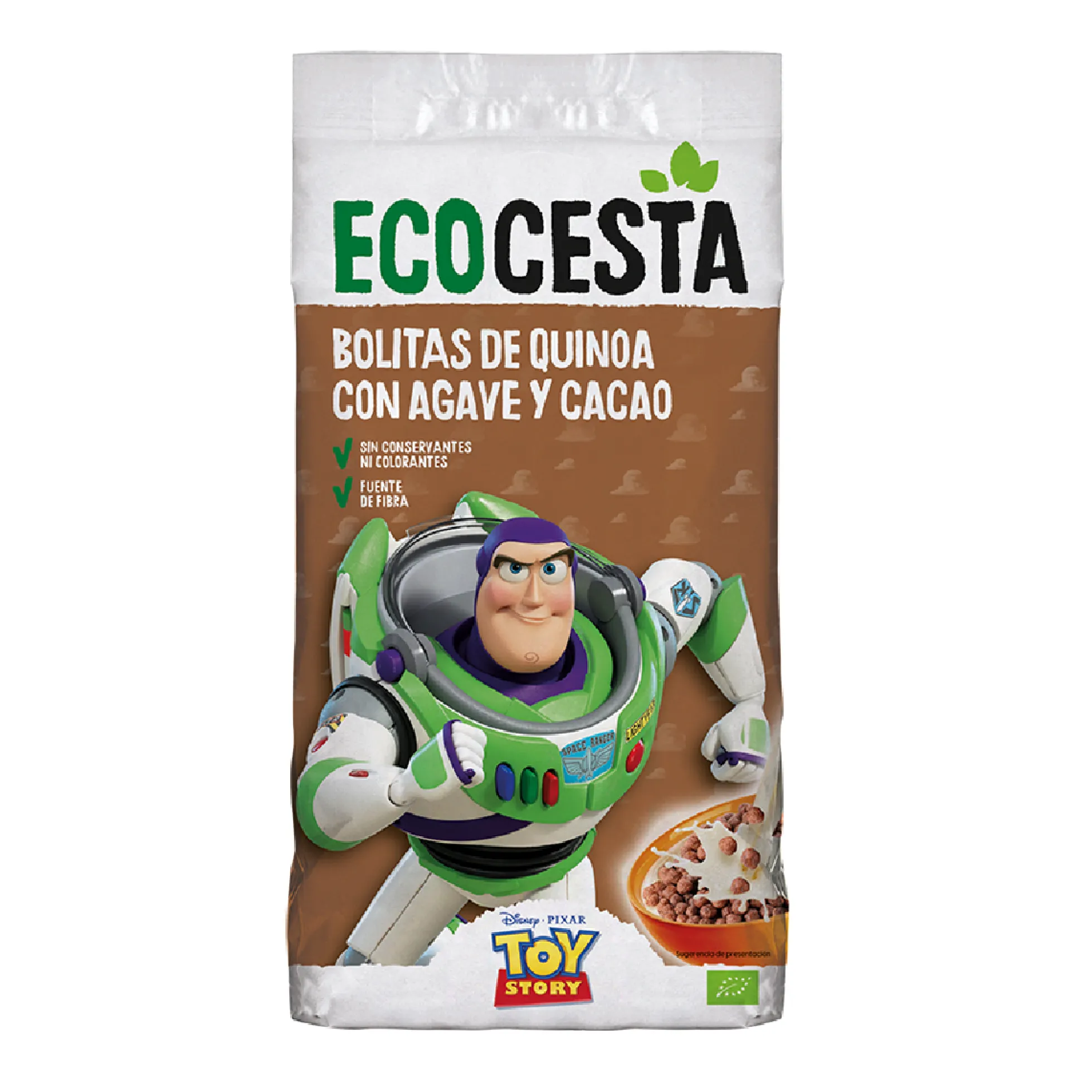 Bolitas de Quinoa con Agave y Cacao Bio edición Disney Ecocesta 300 gr