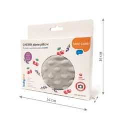 Bolsa Anticólico De Semillas Con Huesos De Cereza Grey