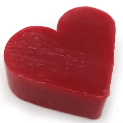 Bolsa De Organza Con 2 Jabones - Aroma Frambuesa - Jabón De Glicerina Con Forma De Corazón - Detalle Para Invitados