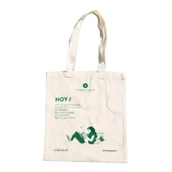 Bolsa de tela con diseño mujer Planeta Huerto 40cm x 40cm