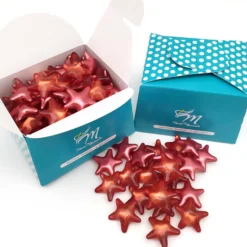 Bolsa Regalo 12 Perlas De Baño Aroma Fresa - Con Aceite De Soja - Hidrata, Suaviza Y Perfuma La Piel - Forma Estrella