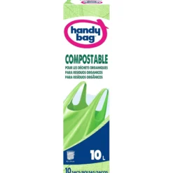Bolsas asas compostables 10L Handy Bag 10 uds 100% compostables