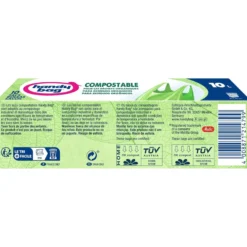 Bolsas asas compostables 10L Handy Bag 10 uds 100% compostables