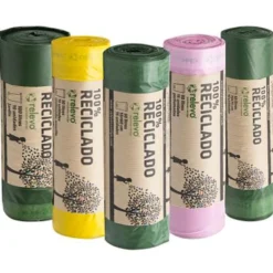 Bolsas basura amarilla 30 litros 100% recicladas Relevo 15 Uds